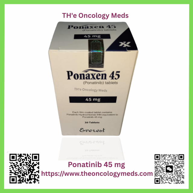 Ponaxen 45 mg (Ponatinib) | Order Now At TH'e Oncology Meds