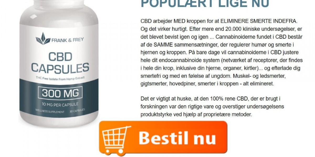 Frank  Frey CBD 300MG Kapsler Anmeldelse: Naturlig Ro i Danmark